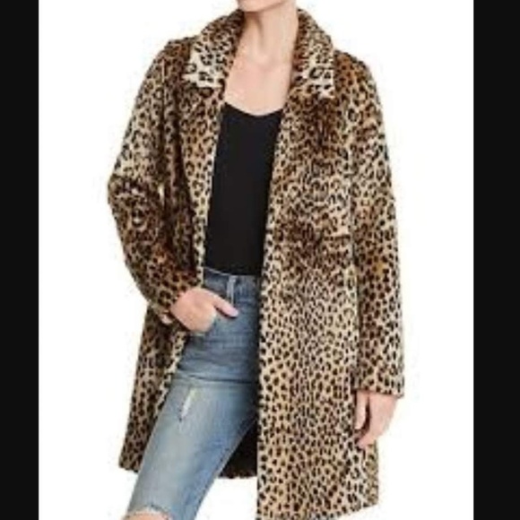 Cheetah | Aqua Faux Fur Coat - Picture 6 of 6